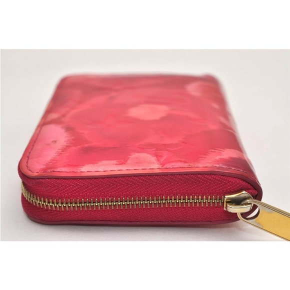 ♥️Louis Vuitton Pink Floral Vernis Ikat Flower Zippy Coin Purse/Wallet| PRELOVED - Picture 4 of 16